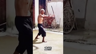 The most powerful kung fu master about 90 demonstrated  Hong Family Boxing with powerful force