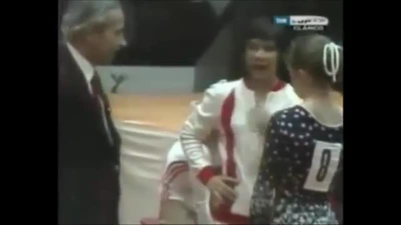 Elena Mukhina and Nelli Kim