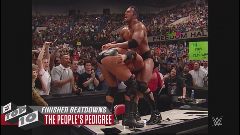 Stolen finisher beatdowns WWE Top