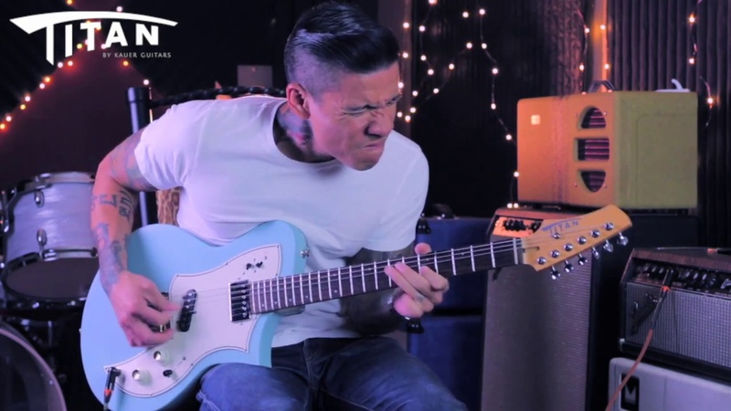 Slow Blues jam Guitar Solo, Titan KR1 Custom Lollar Pickups, Fender