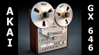Винтажный Hi-Fi катушечный магнитофон AKAI GX-646