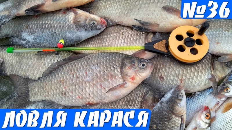 Ловля Карася со льда. Первый лед 2018. Карась на поплавок