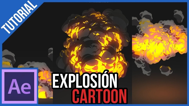 Explosiones Cartoon en After Effects , ,