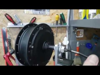 Спицовка мотор-колеса 350Вт. Очень подробно