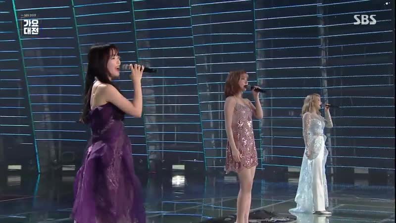 Seunghee из Oh My Girl, Eunha из GFriend и Solar из MAMAMOO Let It Go ( OST Холодное