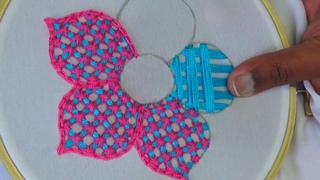 Hand Embroidery | Fantasy Flower Stitch | Needle weaving Stitch | Flower Embroidery Tutorial