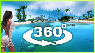 360 Video VR of Caribbean Islands in Fornite 4K