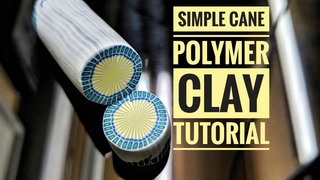 Simple cane polymer clay tutorial _ 쉬운 폴리머클레이 강좌