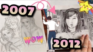 ОЧЕНЬ ВАЖНАЯ ЧАСТЬ МЕНЯ  😈😈😈Я РИСОВАЛА?💩SKETCHBOOK 2007-2012 I часть /RUS /VLOG