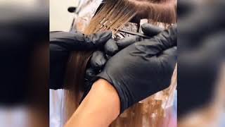 ЭТАПЫ РАБОТЫ С ФОЛЬГОЙ! Сделать мелирование с тонированием! Марина Анисимова салон красоты LaFamilia