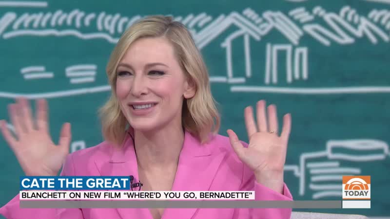 Cate Blanchett on Today show