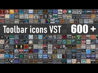 Эксклюзивные Иконки для REAPER DAW. 600+ VST-инструментов и VST-плагинов популярных иконок