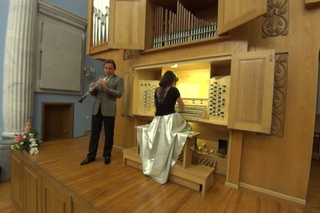 I S Bach  Air  Alexey Balashov oboe,Larisa Timshina organ Зал органной и камерной  музыки Родина.