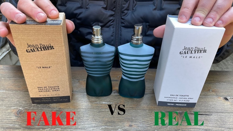 Fake vs Real Tester Jean Paul Gaultier Le Male Perfume Eau De Toilette 125