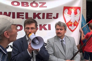 WARSZAWA - DEMONSTRACJA POD AMBASADĄ UKRAINY. CZ.1
