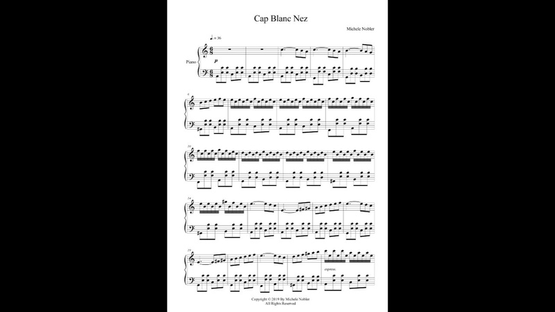 Cap Blanc Nez Piano Sheet Music Tutorial ( Soundtrack Foodie Love