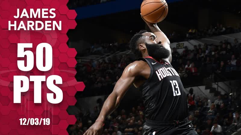 James Hardens dunk causes confusion, drops 50 in wild 2 OT finish, 2019 20 NBA