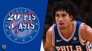 Jared McCain 20 pts 3 asts vs Celtics 2024 Preseason