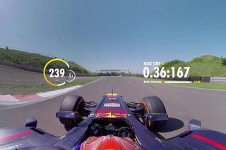 На борту с Max Verstappen камера 360