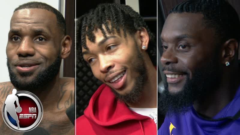 Le Bron James, Brandon Ingram, Lance Stephenson after Lakers lose to Nuggets,