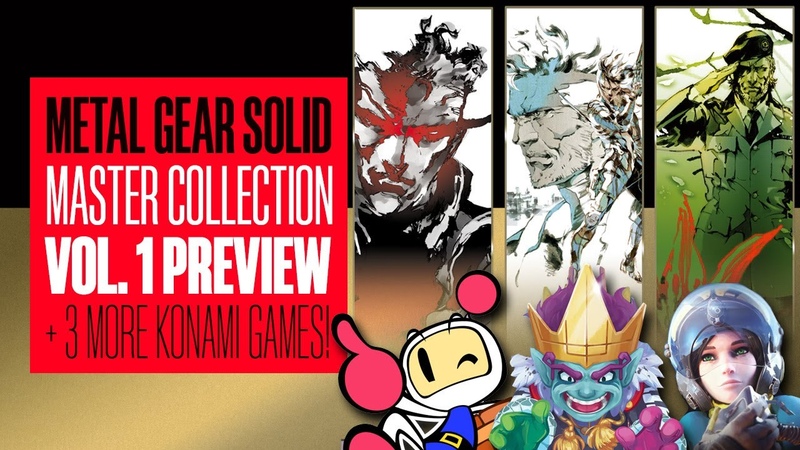 Metal Gear Solid: Master Collection Vol 1 Gameplay Preview + 3 More Upcoming KONAMI