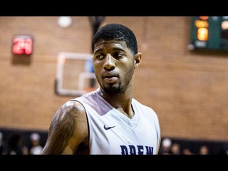 Pros Show Up At The Nike Drew League! Paul George, Brandon Jennings, Etc!