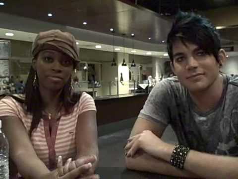 Adam Lambert and Lil Rounds American Idol Live in