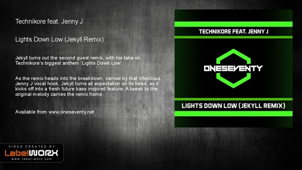 Technikore feat. Jenny J Lights Down Low ( Jekyll