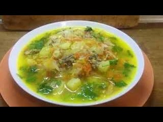 Рисовый суп с капустой - это очень вкусно.