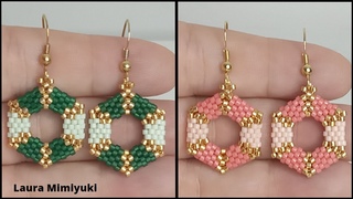 Hexgono 3D miyuki / Peyote hexagonal