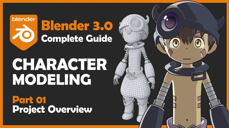 01 Blender 3. 0 Character Modeling Tutorial Beginner Friendly