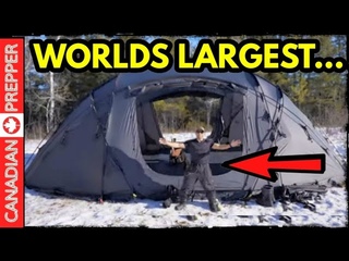 Worlds Largest Ultralight Tent! ITS MASSIVE! Nortent Mjodall 16