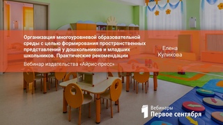 Организация многоуровневой образовательной среды с целью формирования пространственных представле...