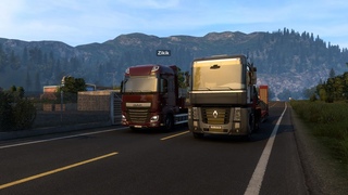 Конвой с подписчиками в ETS 2