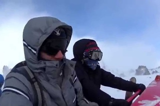 Спуск с эльбруса на ротраке