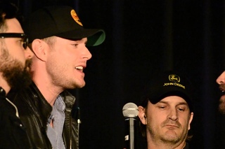Jensen singing at the #phxcon