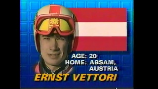 Jens Weissflog, the winner 1985 normal hill World Championshps