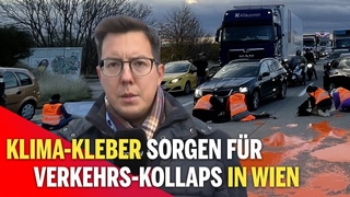Klima-Kleber sorgen fr Verkehrs-Kollaps in Wien