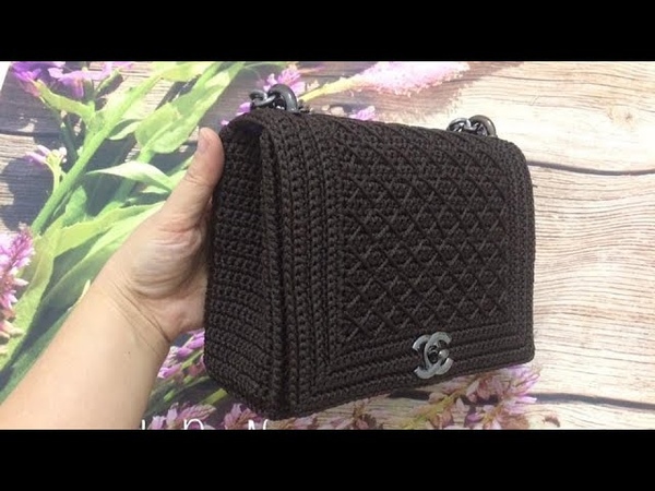 How to crochet bag chanel, Hướng dẫn móc túi chanel phần