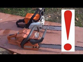 РАЗУМНЫЙ ОБЗОР БЕНЗОПИЛ STIHL MS180 и HUSQVARNA 141