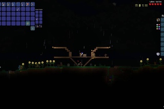 Terraria - Приключения 2D - 1 - Странно что я строю