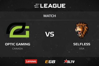 Optic vs Selfless, map 1 cbble, ELEAGUE Season 1